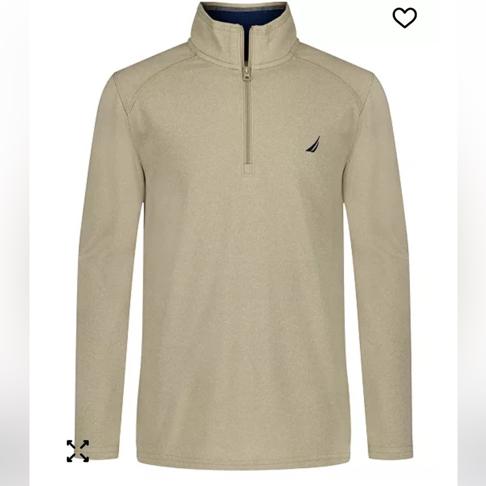 Nautica Boys Quarter Zip Up Jacket